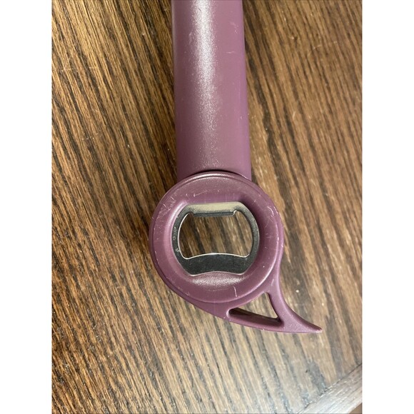 Kuhn Rikon Can Opener 5-in-1 Auto Safety Cans Bottles Jars Smooth Edge Purple - Picture 3 of 6